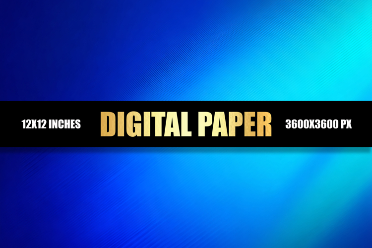 Abstract Blue Digital Paper