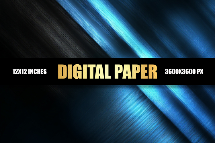 Blue Lines Digital Paper