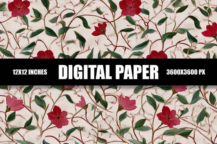 Floral Digital Paper