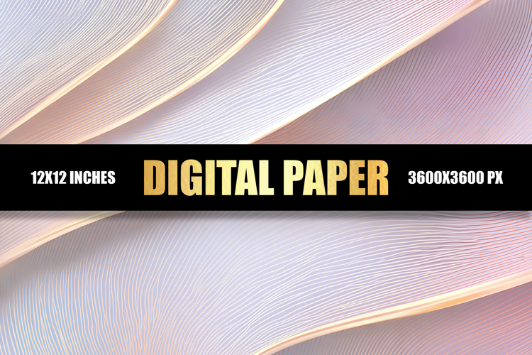 Abstract Lined Digital Paper