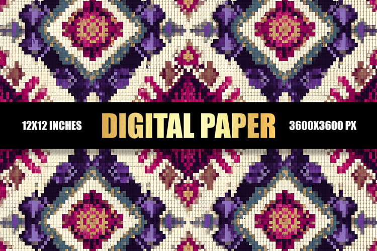 Fabric Digital Paper example image 1