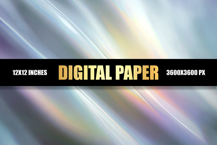 Abstract Silver Digital Paper