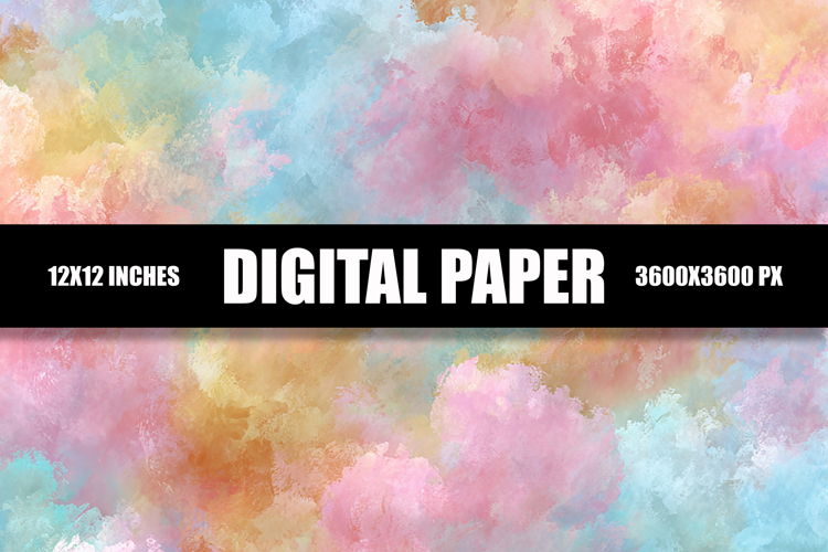 Watercolor Digital Paper
