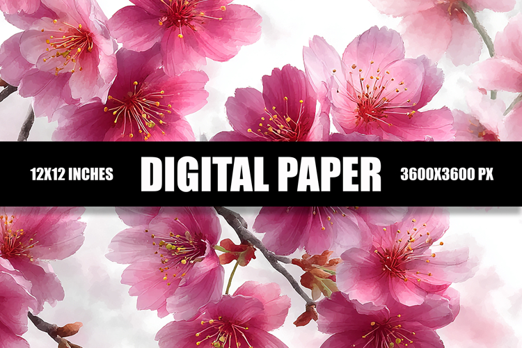 Floral Digital Paper