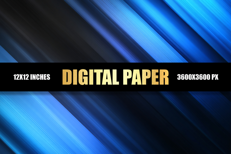 Blue Lines Digital Paper