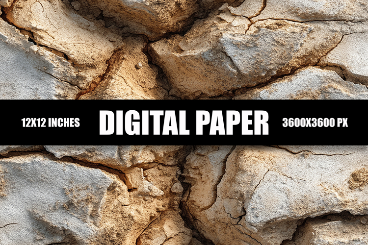 Crack Surface Digital Paper