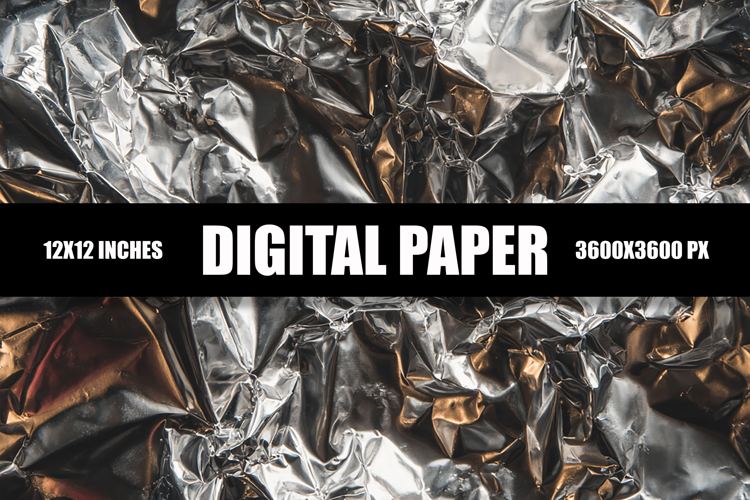Silver Paper Digital Paper