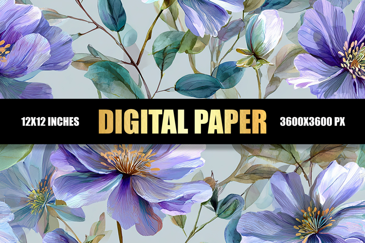 Floral Digital Paper