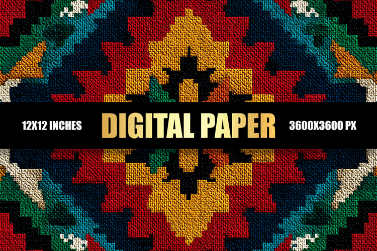 Fabric Pattern Digital Paper