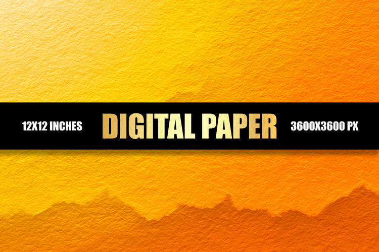Yellow Orange Texture Digital Paper