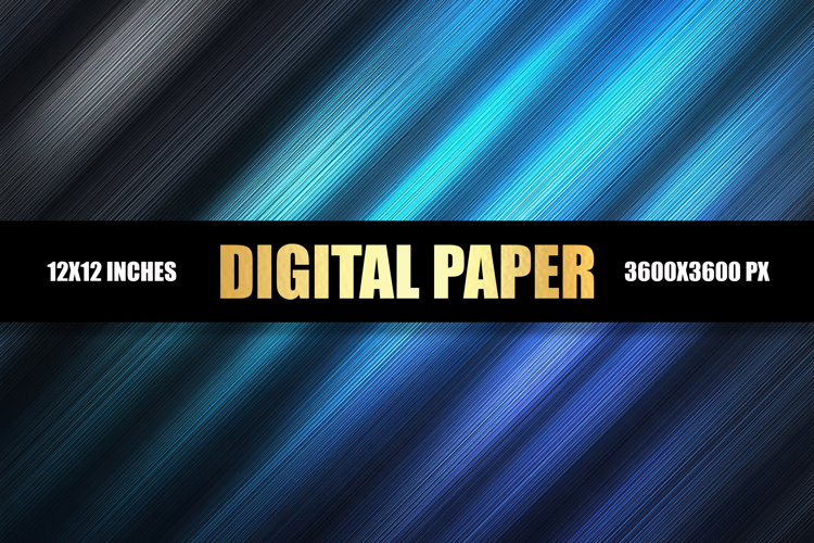 Blue Lines Digital Paper