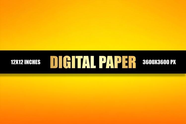 Orange Gradient Digital Paper