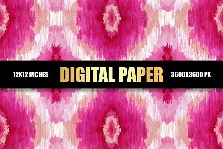 Watercolor Pattern Digital Paper example image 1