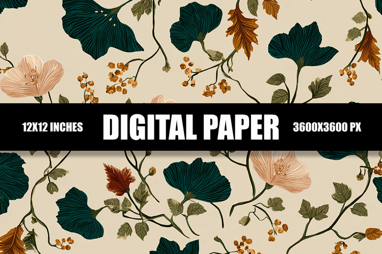 Floral Digital Paper