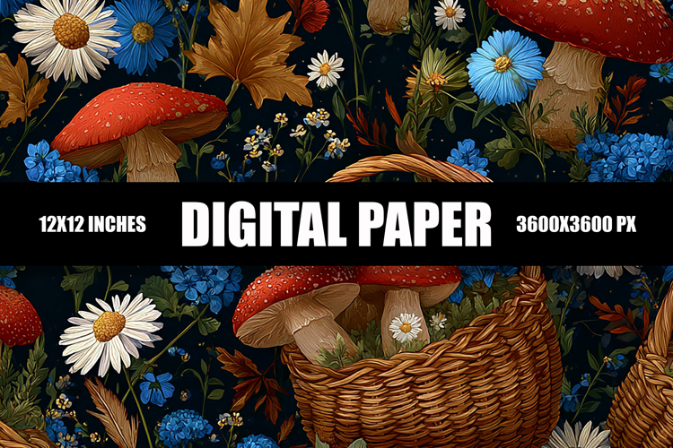 Mushrooms Clipart Image 24