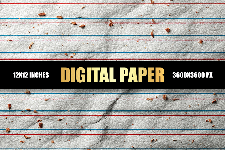 Lined Paper Digital Paper