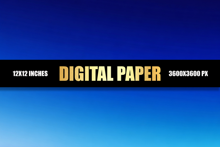 Blue Gradient Digital Paper