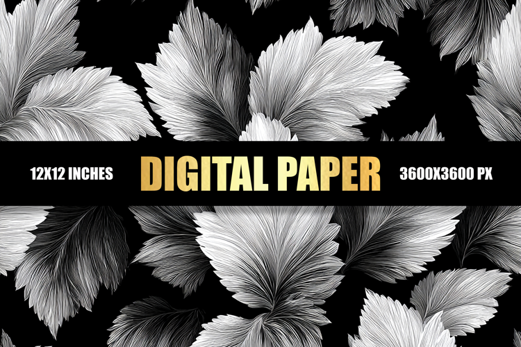 Leaves Digital Paper