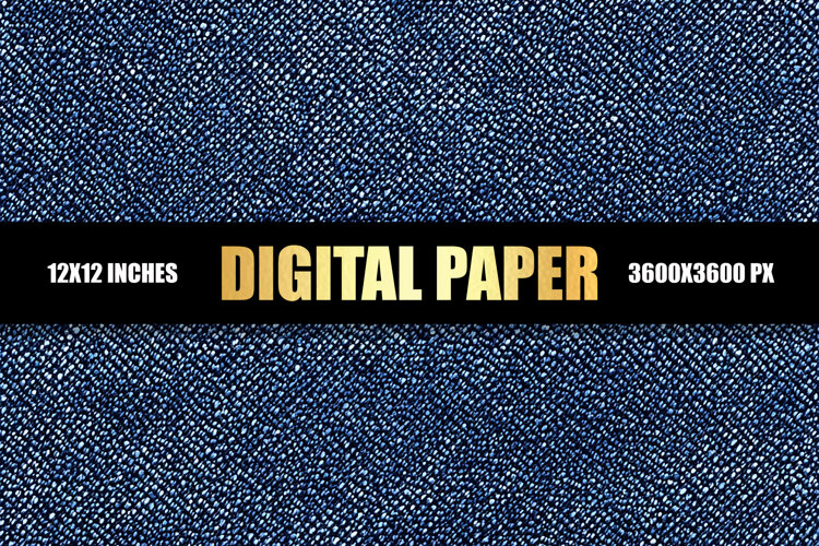 Jeans Digital Paper example image 1