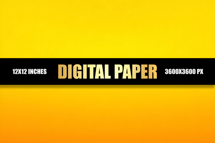 Orange Gradient Digital Paper
