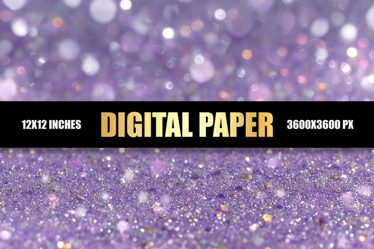 Purple Glitter Background Image 10