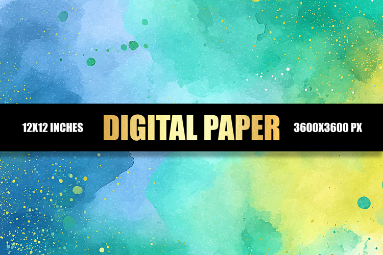 Watercolor Digital Paper