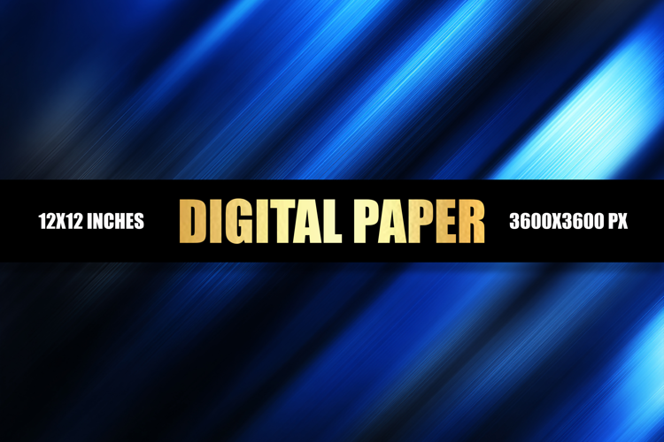 Blue Lines Digital Paper