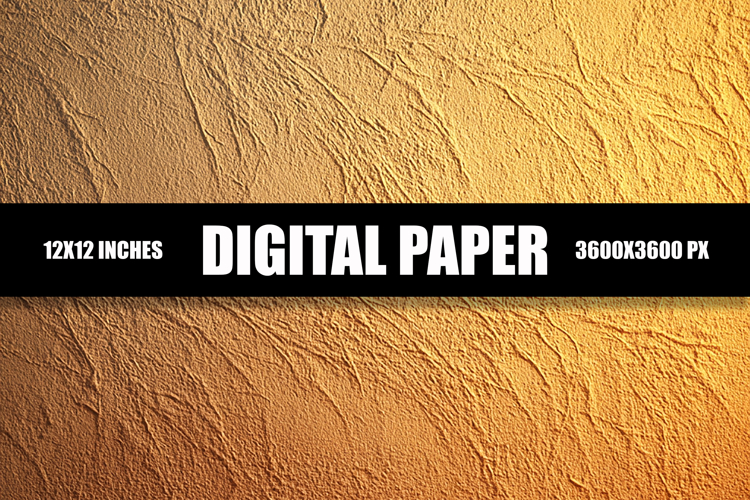 Gold Texture Wall Digital Paper