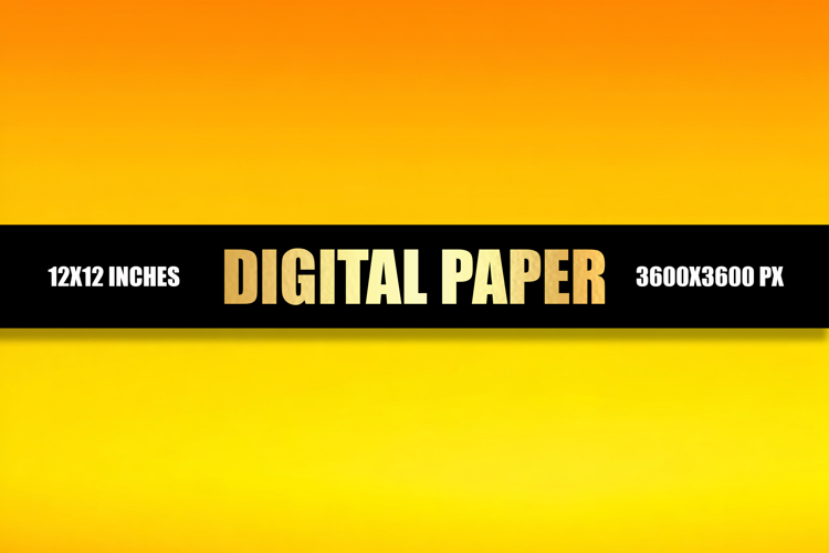 Orange Gradient Digital Paper