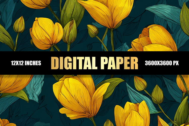 Yellow Pattern Background Image 11