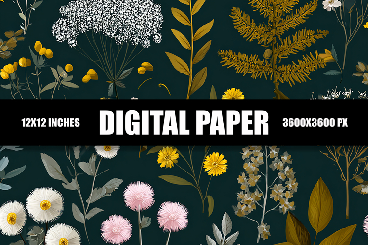 Floral Digital Paper