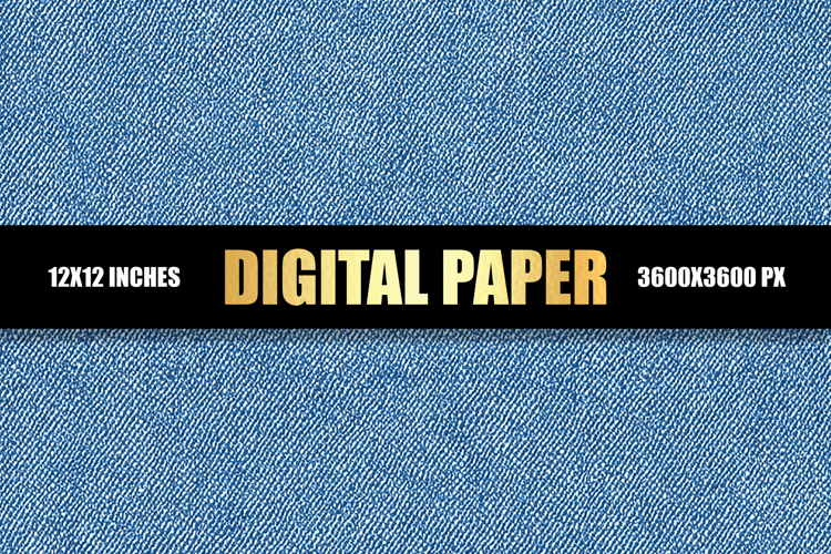 Jeans Pattern Digital Paper