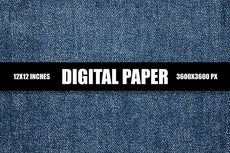 Jeans Digital Paper example image 1