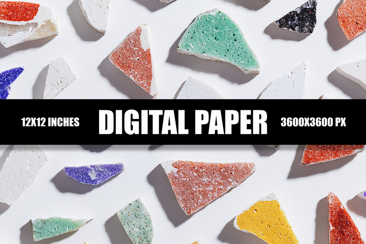 Terrazzo Digital Paper