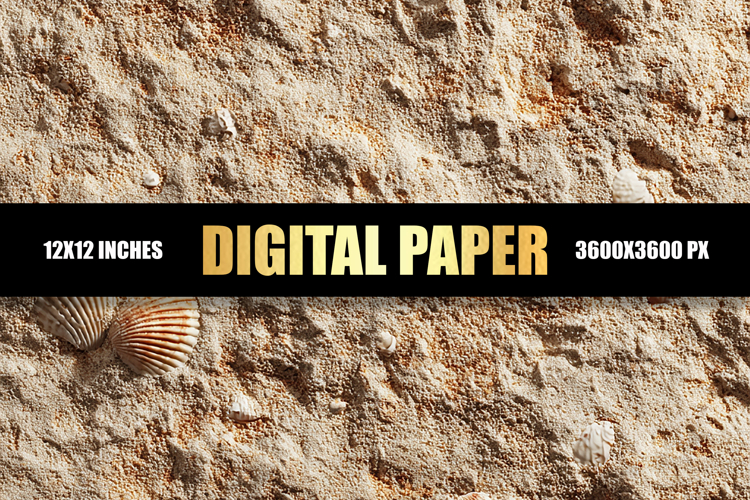 Sea Shel Digital Paper