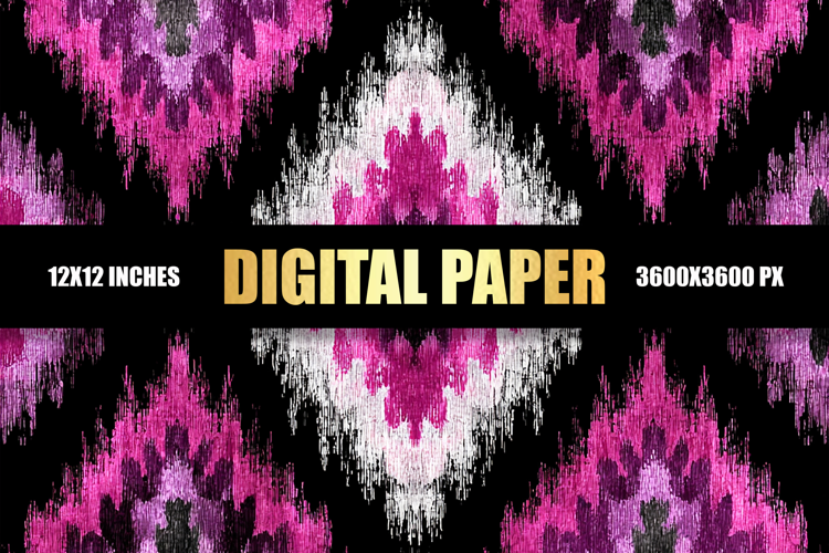 Watercolor Pattern Digital Paper