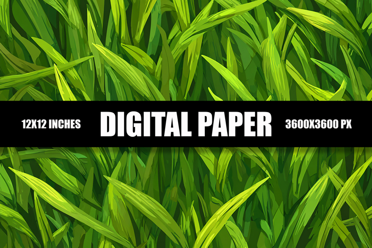 Green Grass Digital Paper