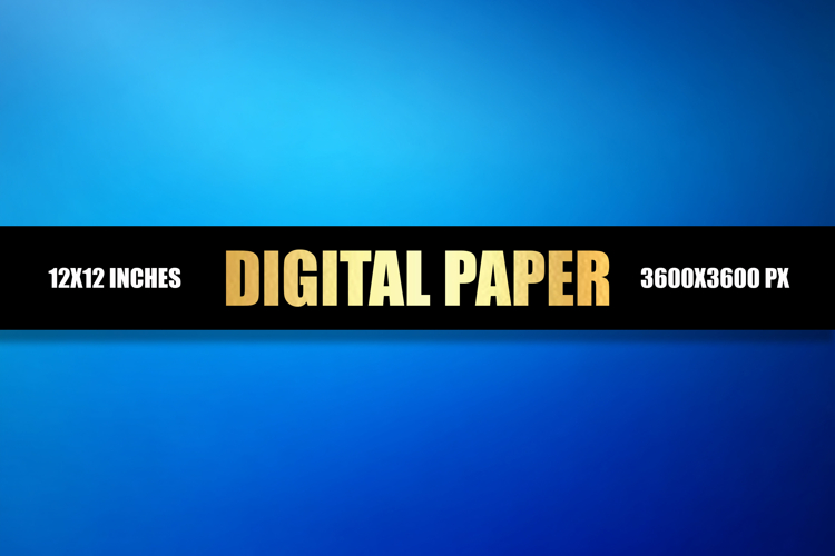 Blue Gradient Digital Paper