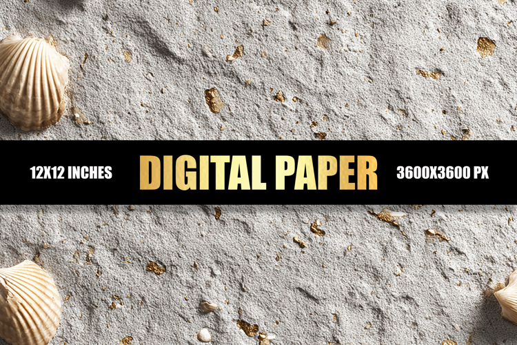 Sea Shel Digital Paper