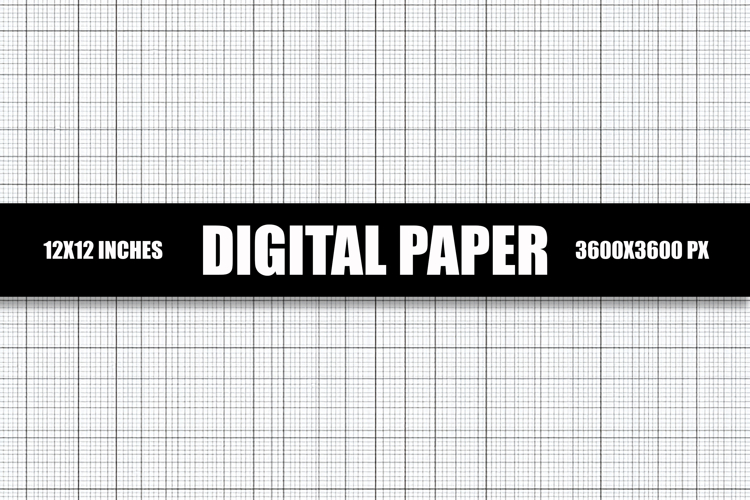Black Line Abstract Pattern Digital Paper