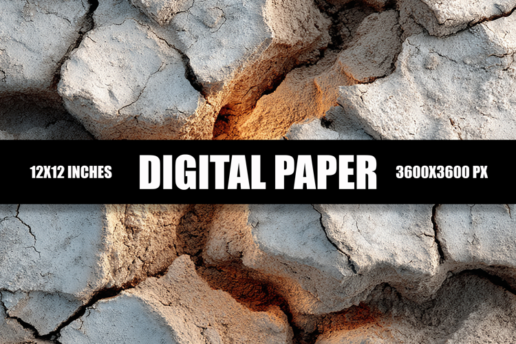 Crack Surface Digital Paper