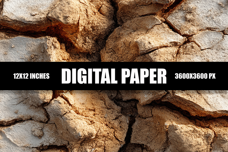 Crack Surface Digital Paper