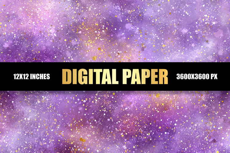 Purple Glitter Background Image 8
