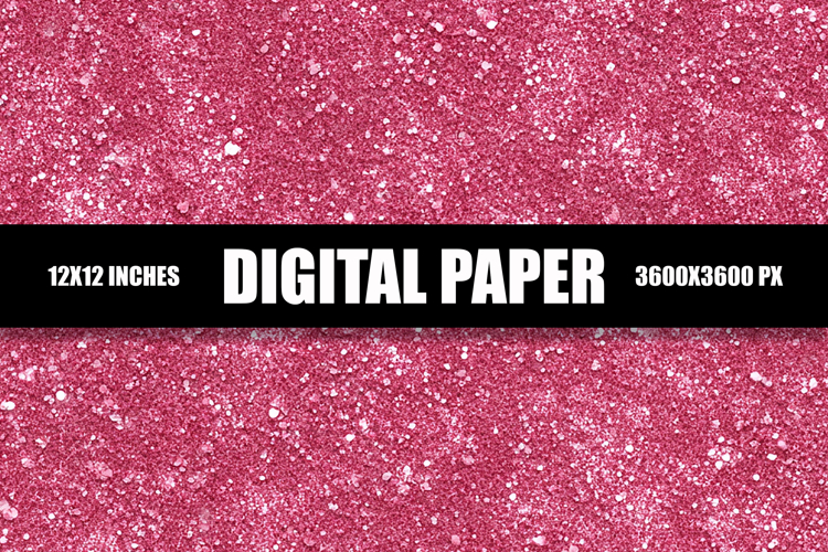 Pink Glitter Digital Paper