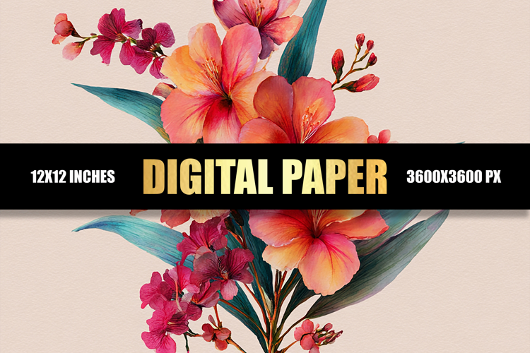 Floral Digital Paper
