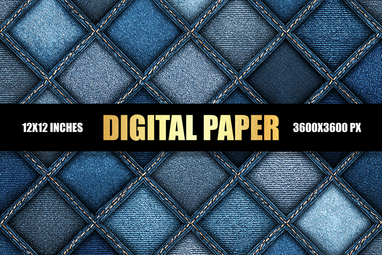 Blue Jeans Digital Paper
