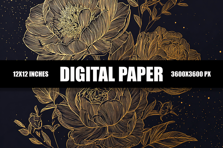 Floral Digital Paper