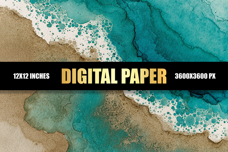 Watercolor Digital Paper