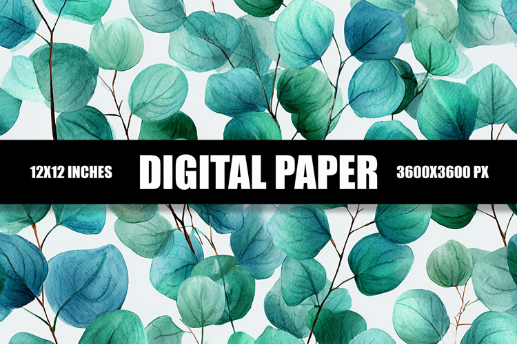 Watercolor Leaves Clipart