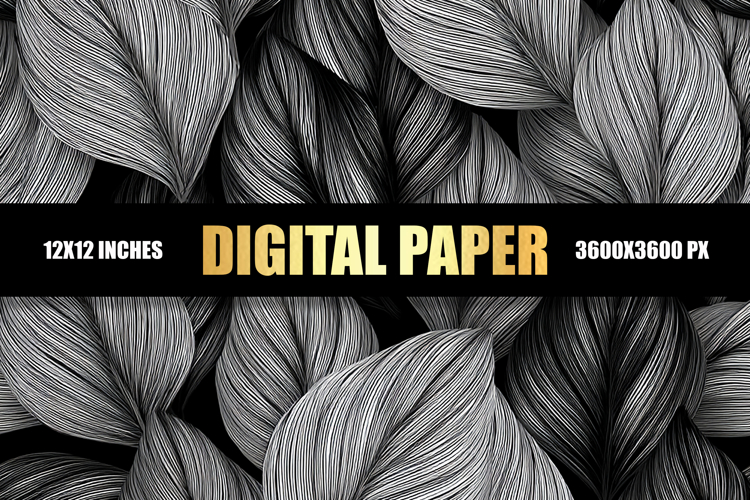 Leaves Digital Paper